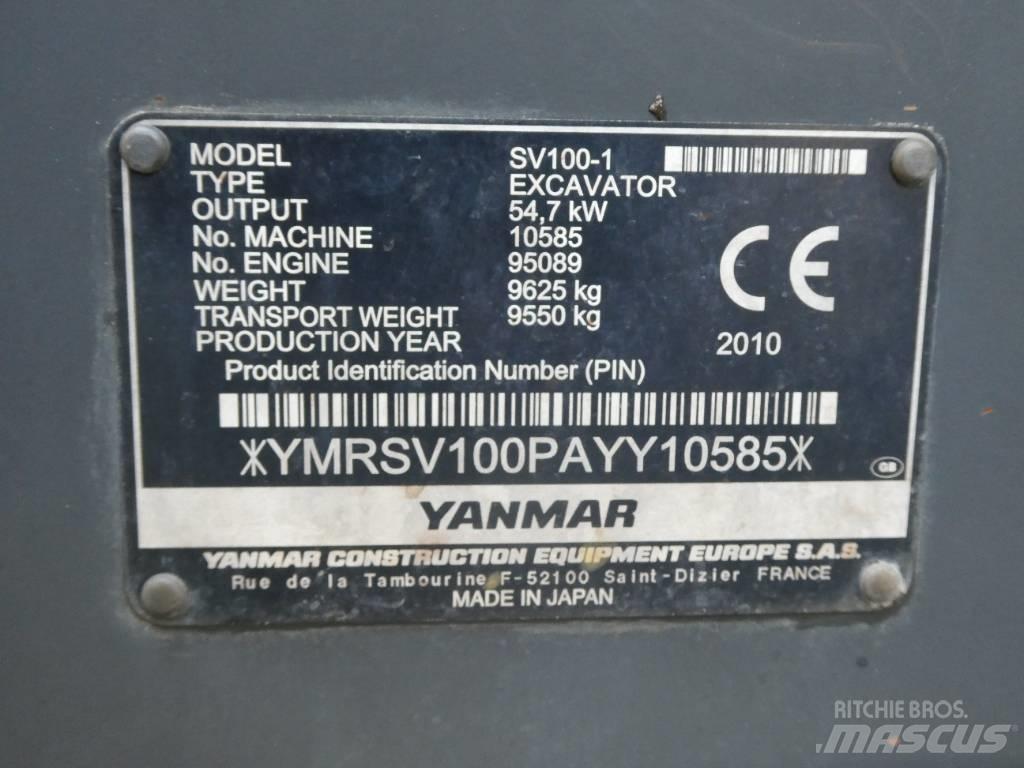 Yanmar SV 100-1 Escavatori medi 7t - 12t