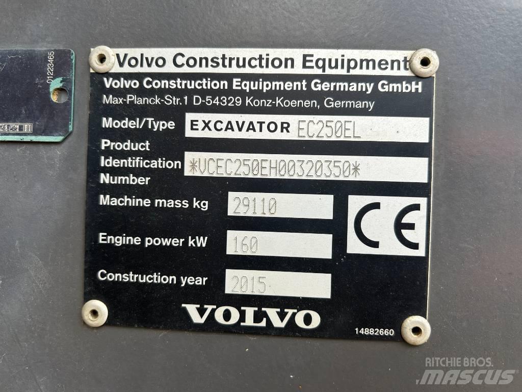Volvo EC 250 EL Escavatori cingolati