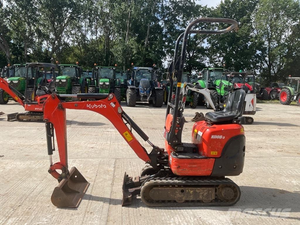 Kubota K 008-3 Miniescavatori