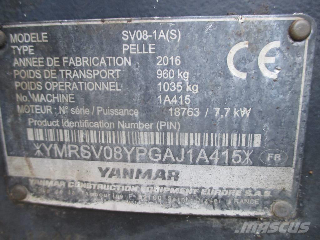 Yanmar SV 08-1 A Miniescavatori