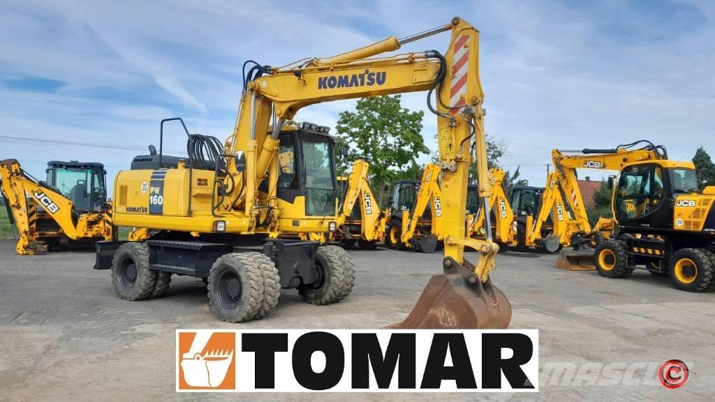Komatsu PW 160-7 Escavatori gommati