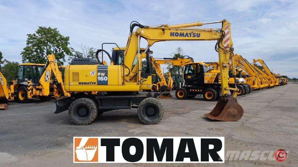 Komatsu PW 160-7 Escavatori gommati