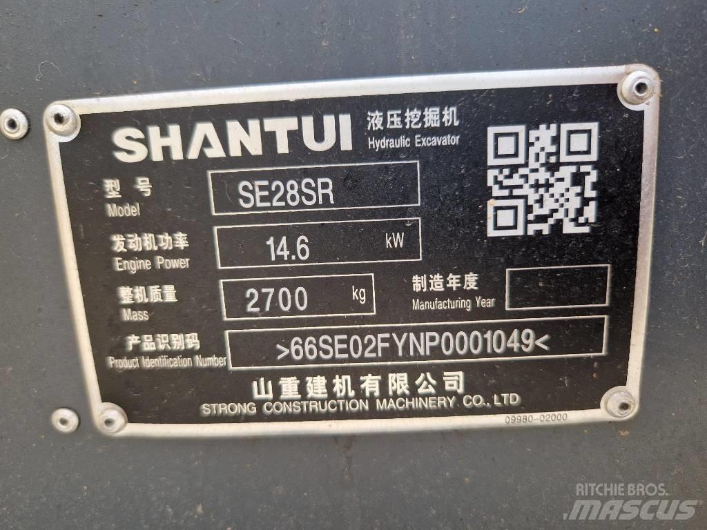 Shantui SE28SR Escavatori gommati