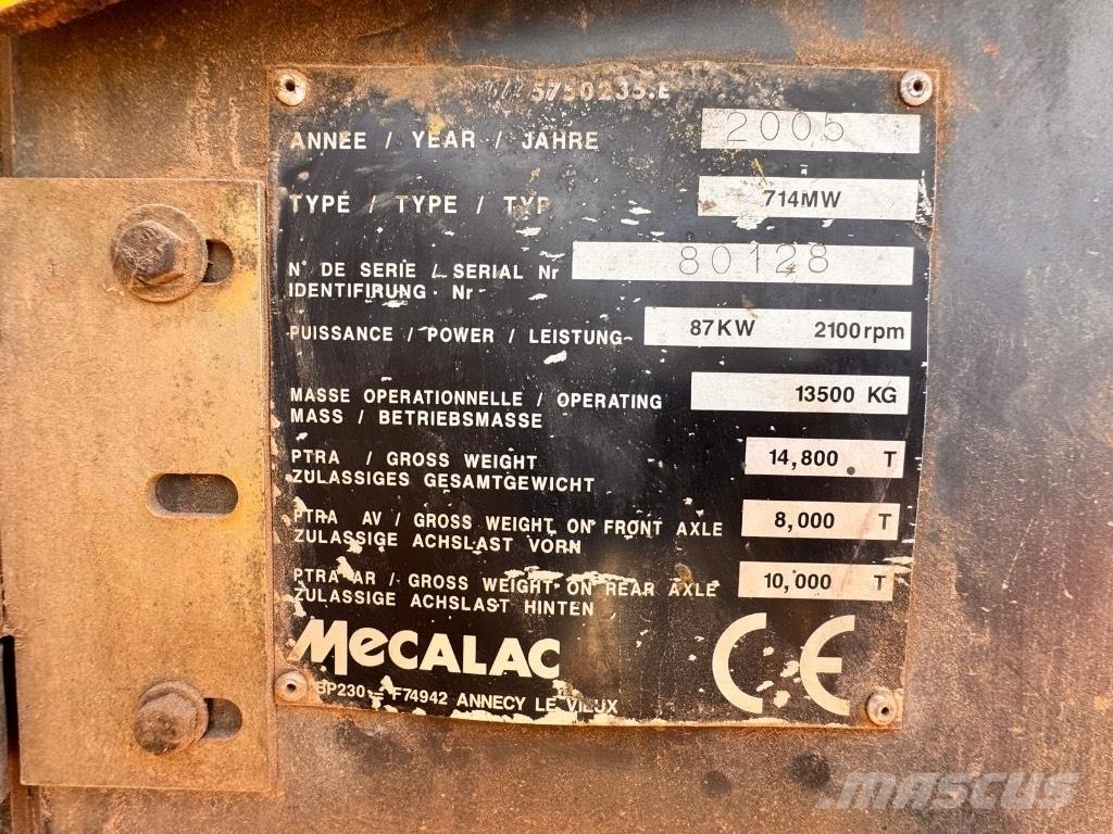 Mecalac 714 MW Escavatori gommati