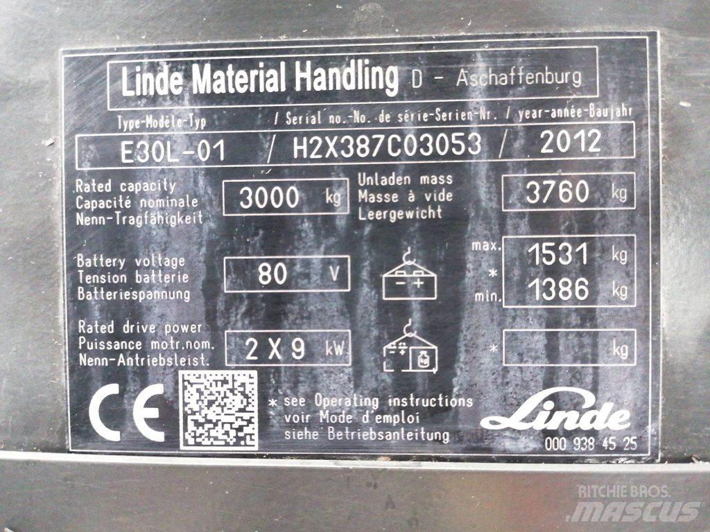 Linde E30L-01 Carrelli elevatori elettrici