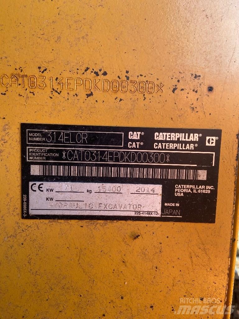 CAT 314 E LCR Escavatori cingolati