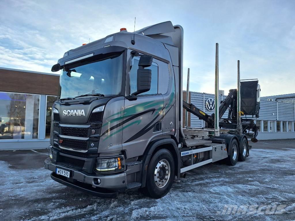Scania R580 LB6x4 Camion trasporto legname