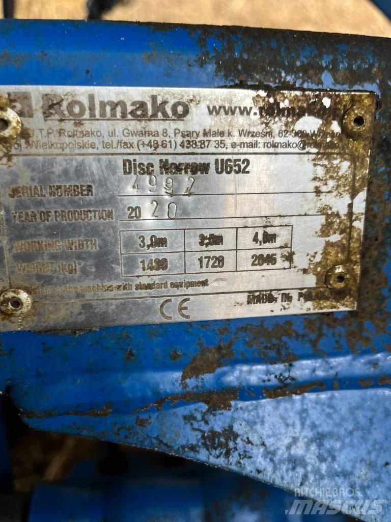 Rolmako U652 Erpici a dischi