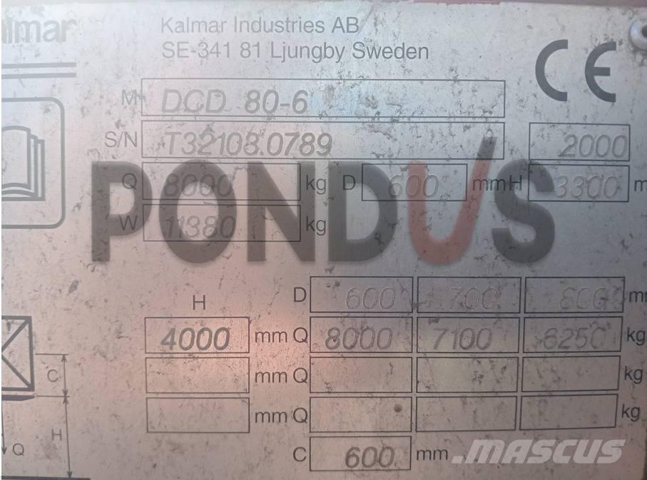 Kalmar DCD 80-6 Carrelli elevatori diesel