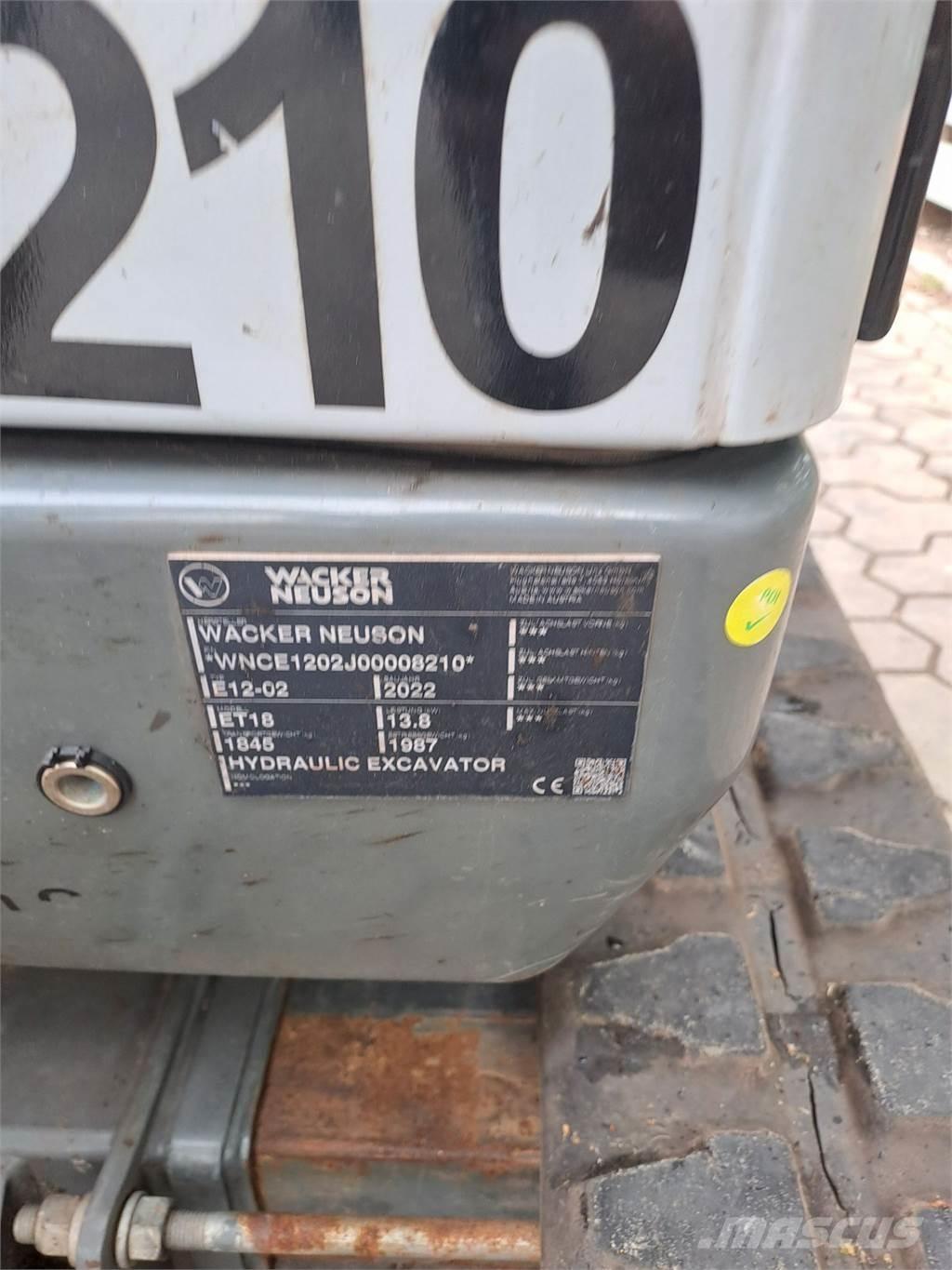 Wacker Neuson ET18 Escavatori cingolati