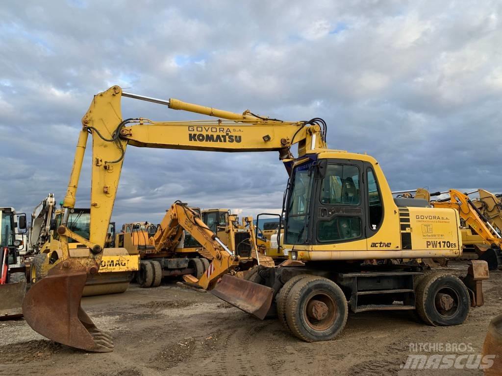 Komatsu PW 170 ES Escavatori gommati