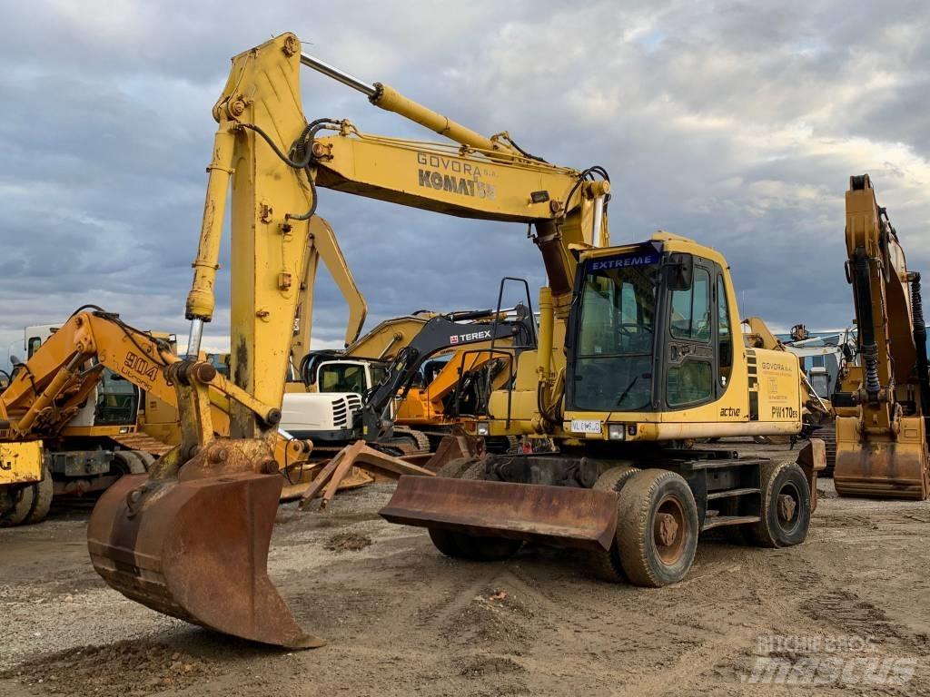 Komatsu PW 170 ES Escavatori gommati