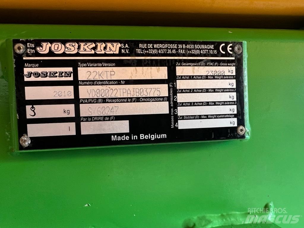 Joskin 22KTP Rimorchi ribaltabili