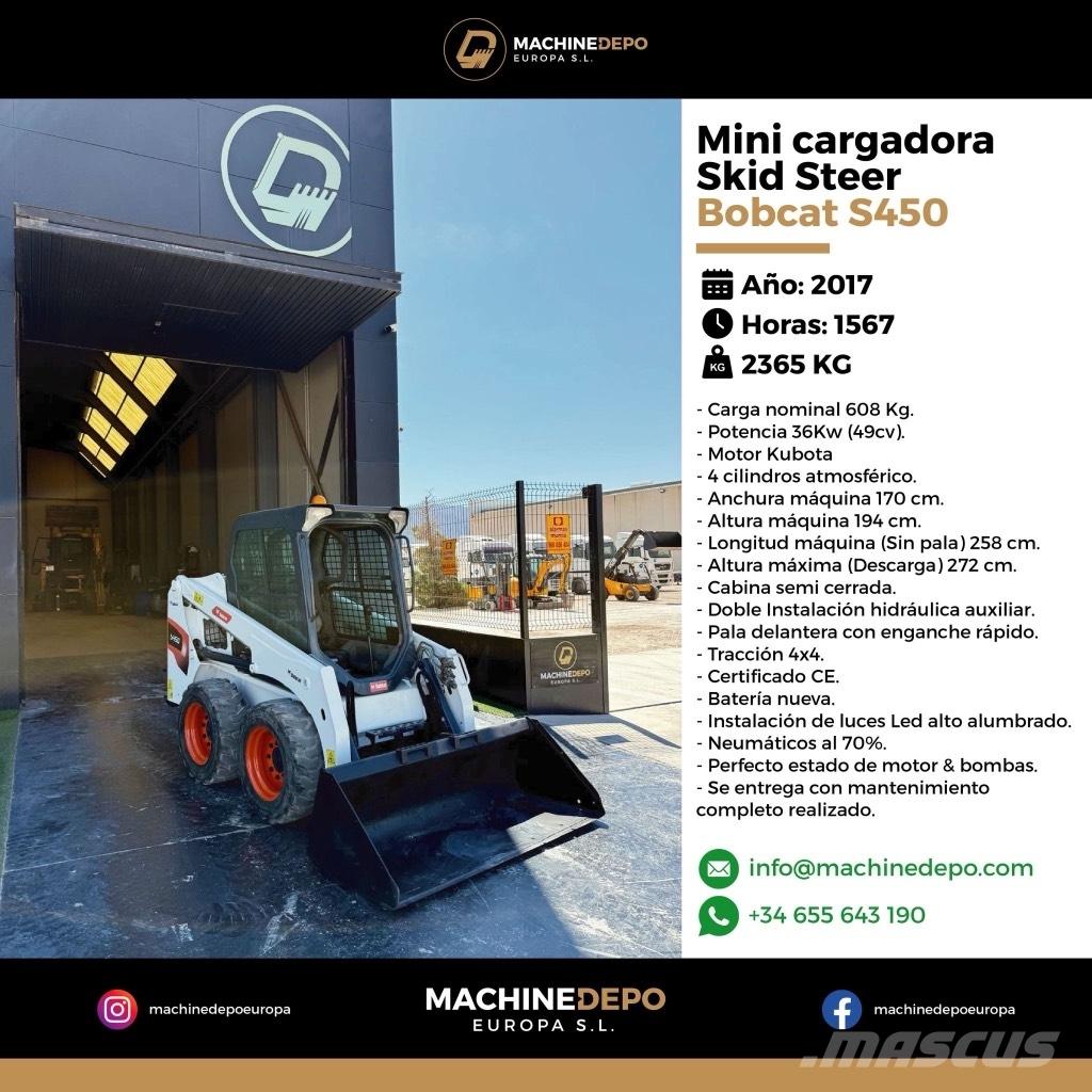 Bobcat S 450 Mini Pale Gommate