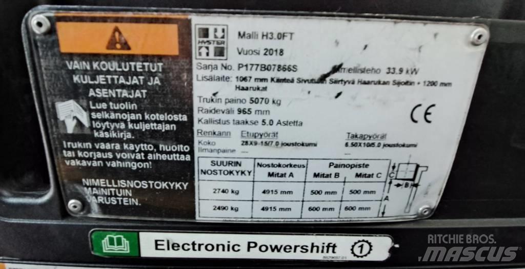 Hyster H3.0FT Carrelli elevatori diesel