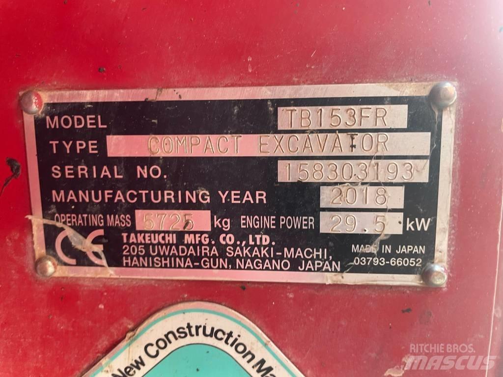 Takeuchi TB 153 FR Miniescavatori