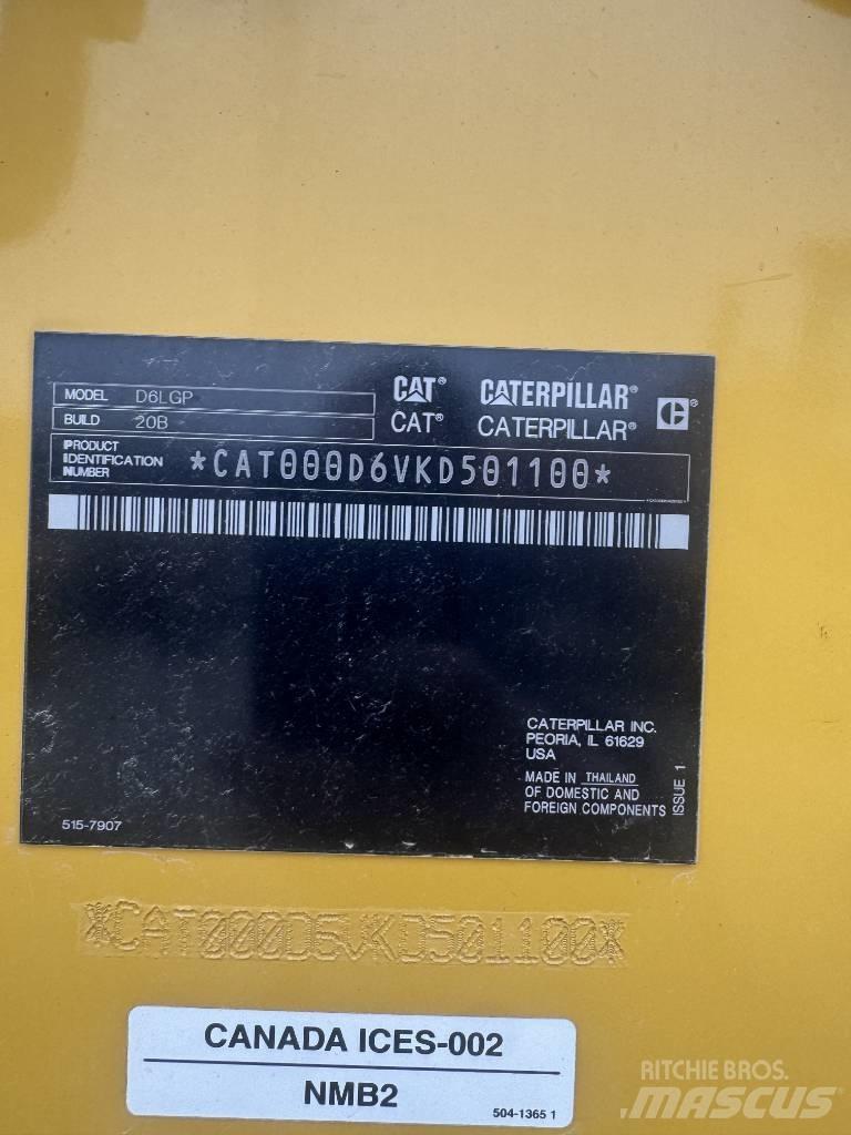 CAT D6 LGP Dozer cingolati