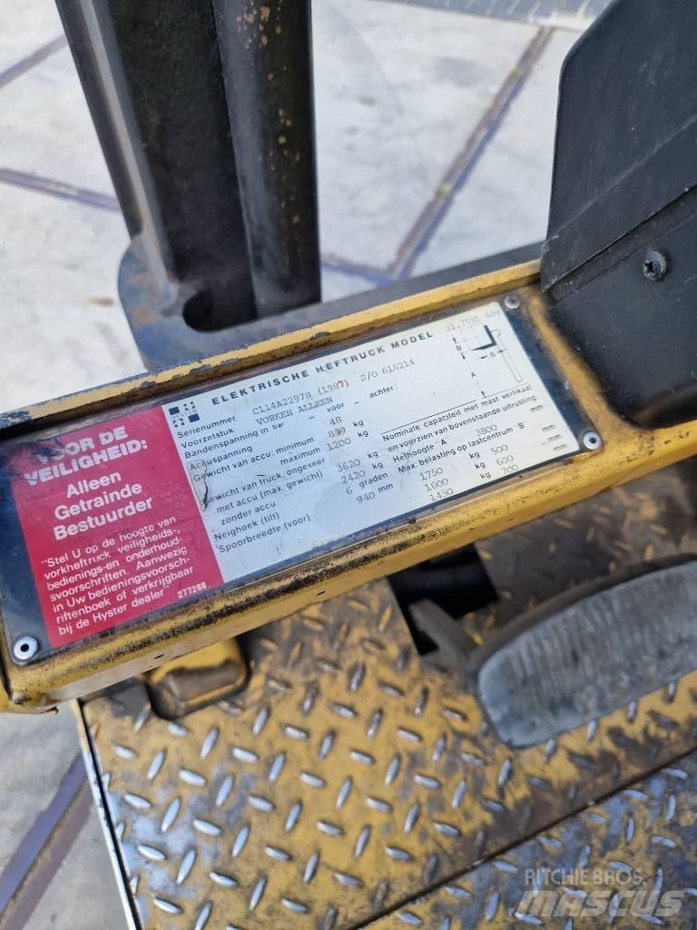 Hyster J 1.75xl Carrelli elevatori elettrici