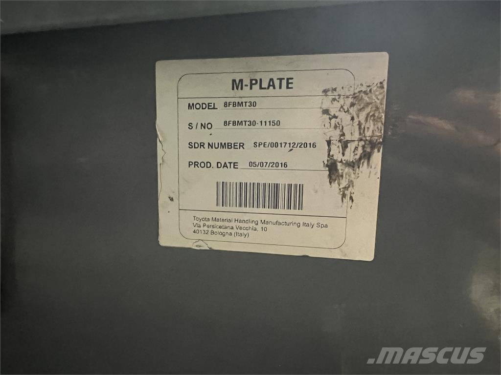 Toyota 8FBMT30 Carrelli elevatori elettrici