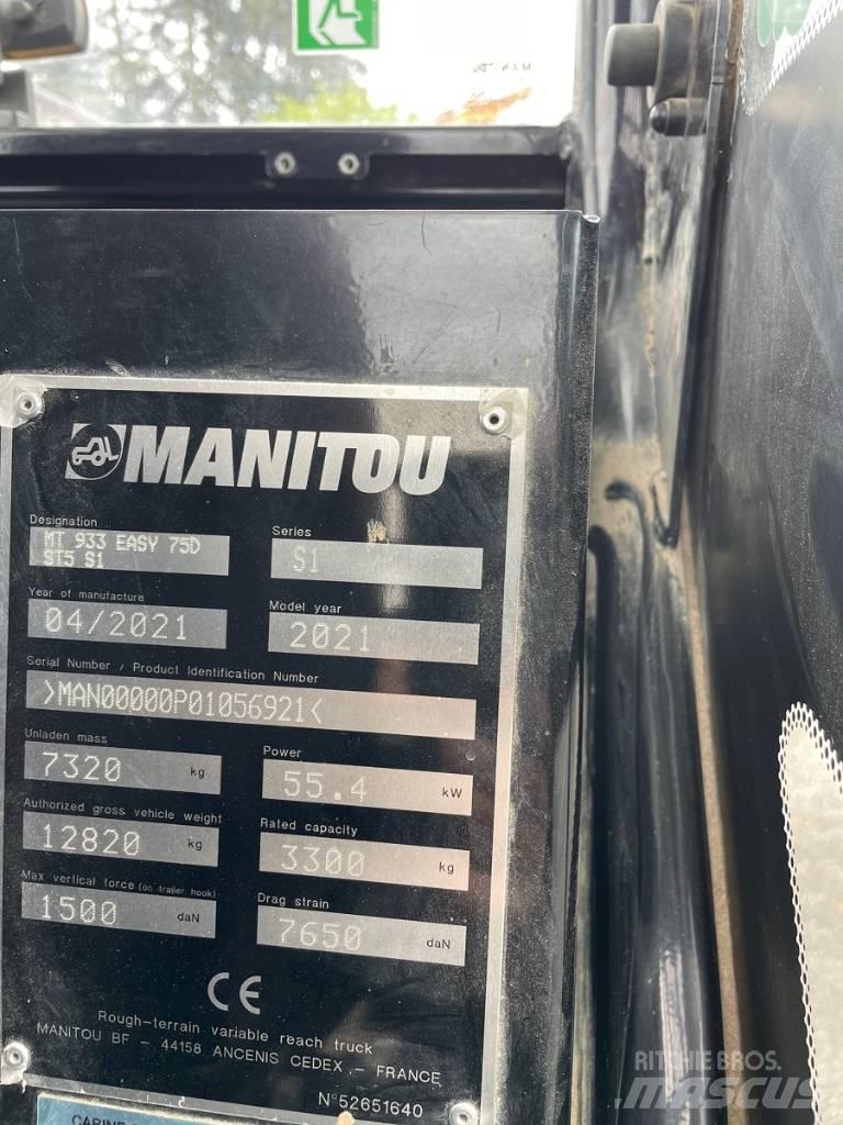 Manitou MT 933 Easy Sollevatori telescopici