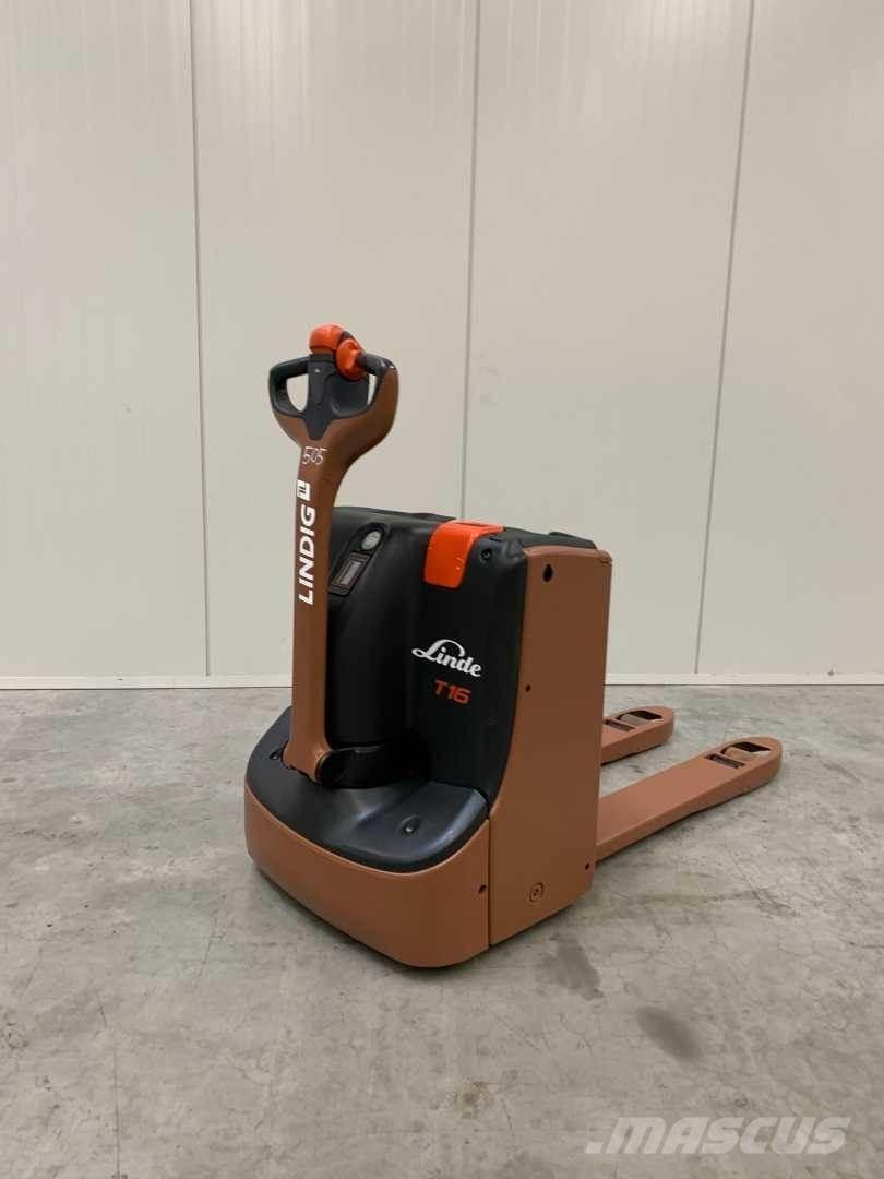 Linde T16 Transpallet uomo a terra