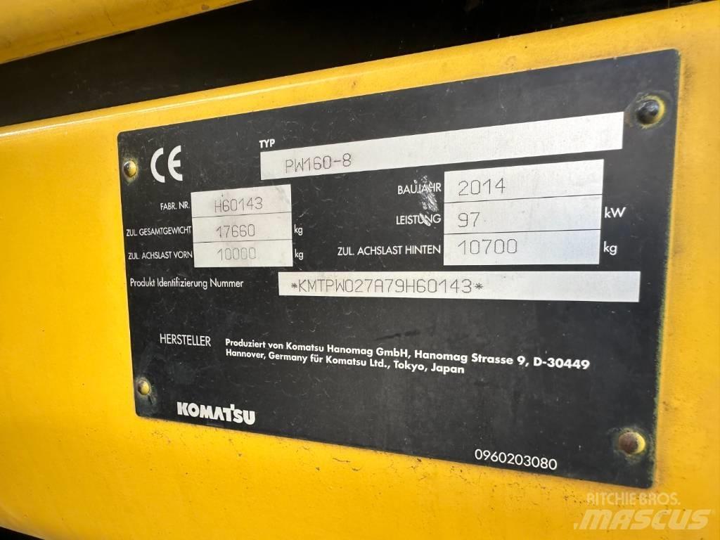Komatsu PW 160-8 Escavatori gommati