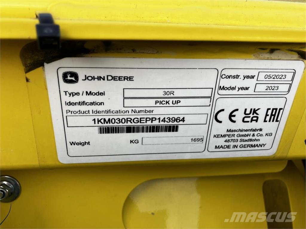 John Deere 30R Accessori per mietitrebbiatrici