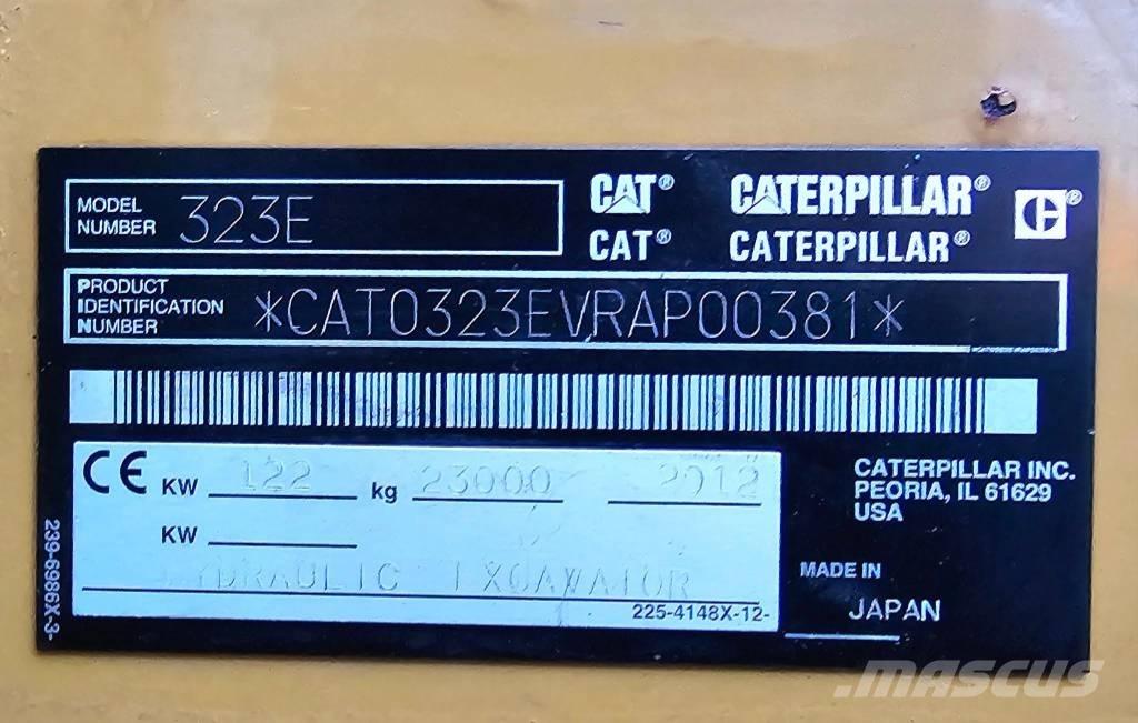 CAT 323 EL Escavatori cingolati