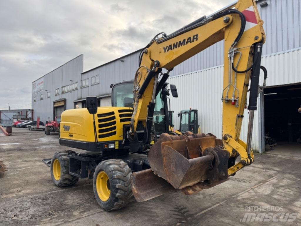 Yanmar B95W (40667) Escavatori gommati