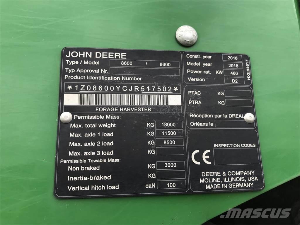 John Deere 8600 Trince semoventi