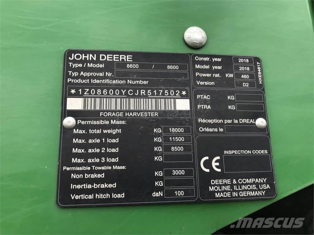 John Deere 8600 Trince semoventi