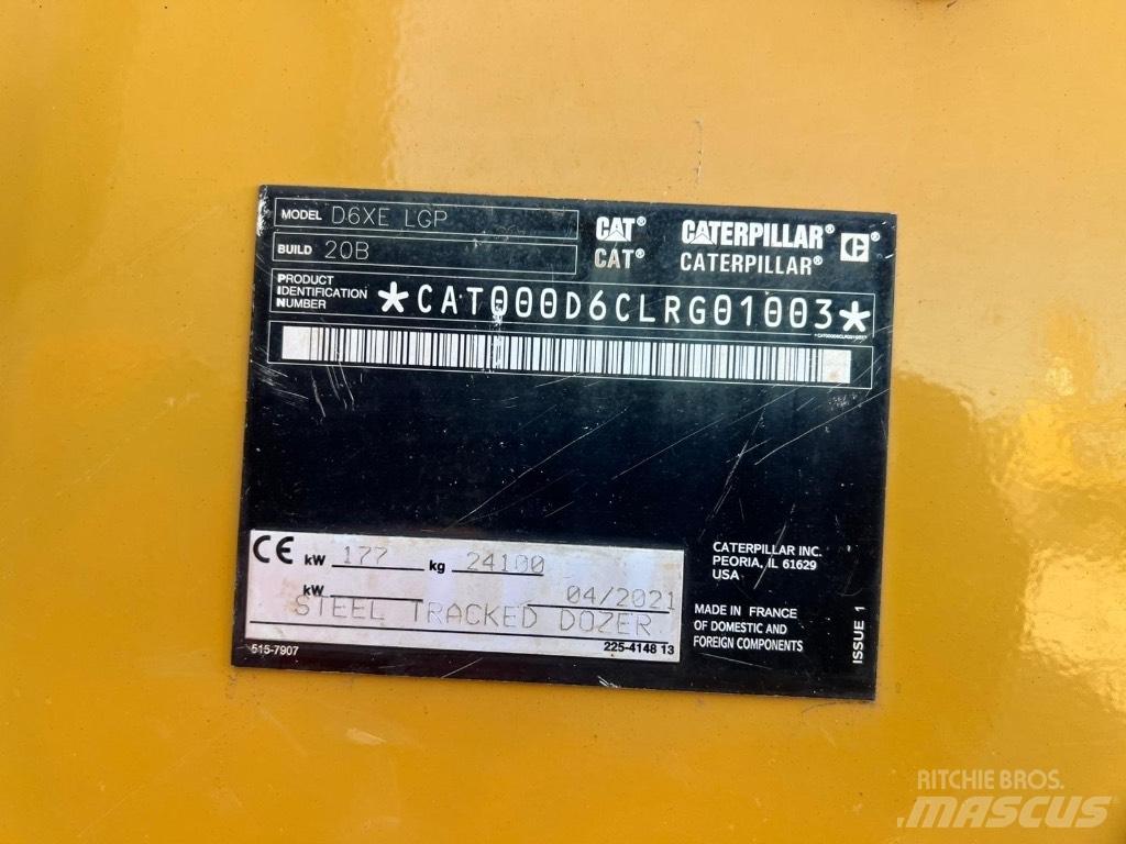 CAT D6XE Dozer cingolati