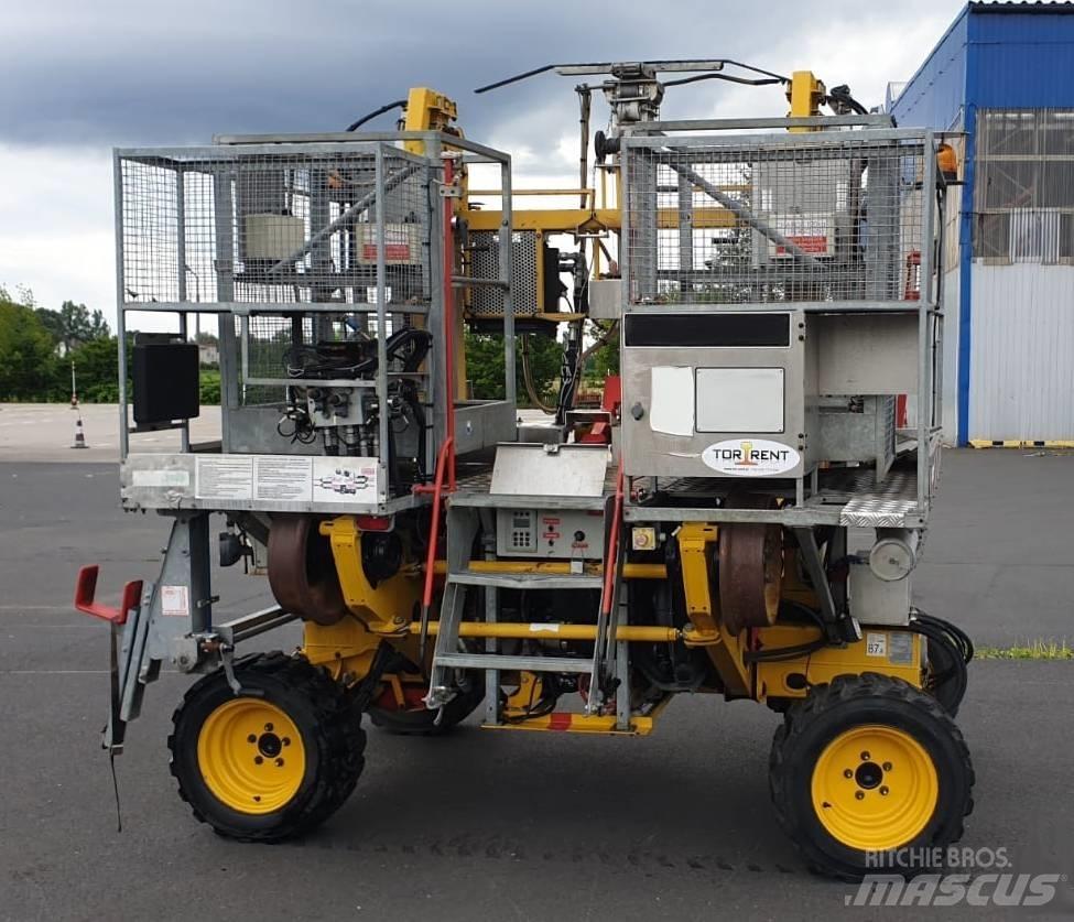  Axe Road Rail Lifter Manutenzione ferroviaria