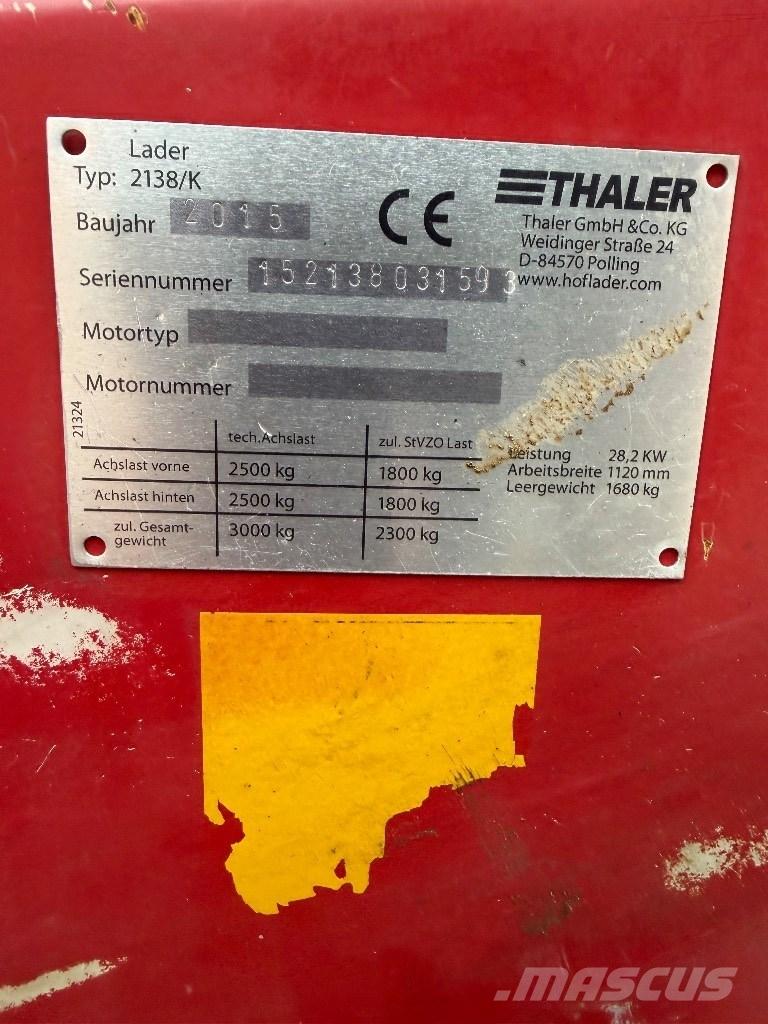 Thaler 2138K Pale gommate
