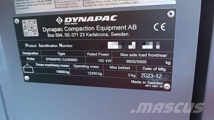 Dynapac CA3500D Altri rulli