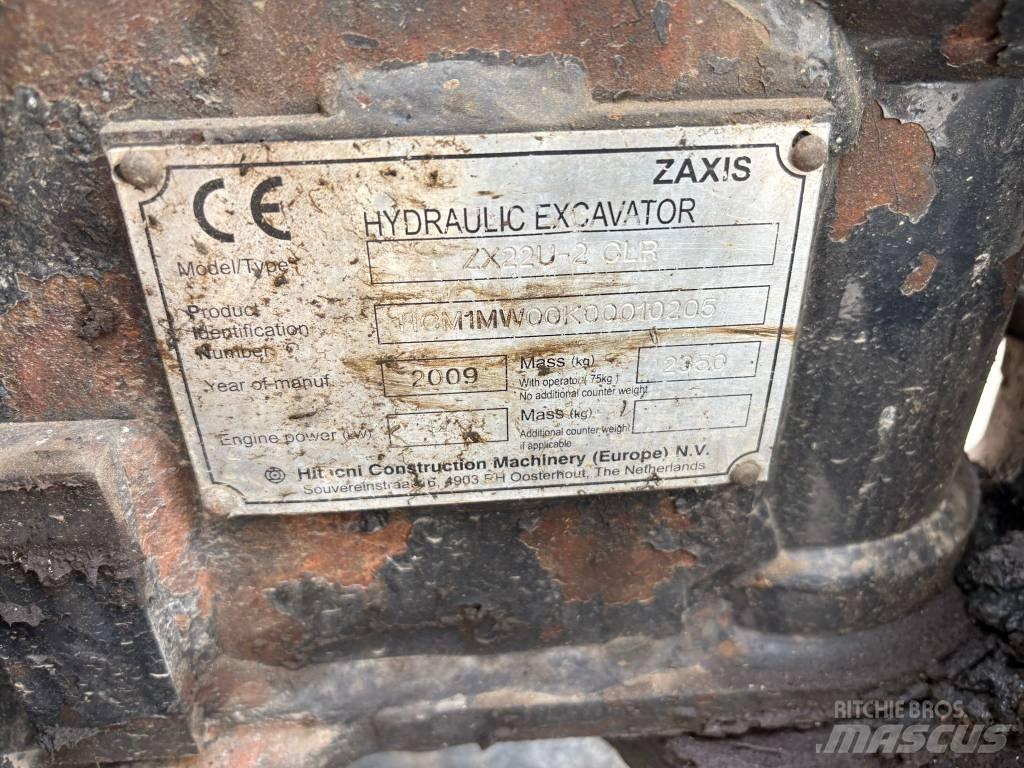 Hitachi ZX22U-2 Miniescavatori
