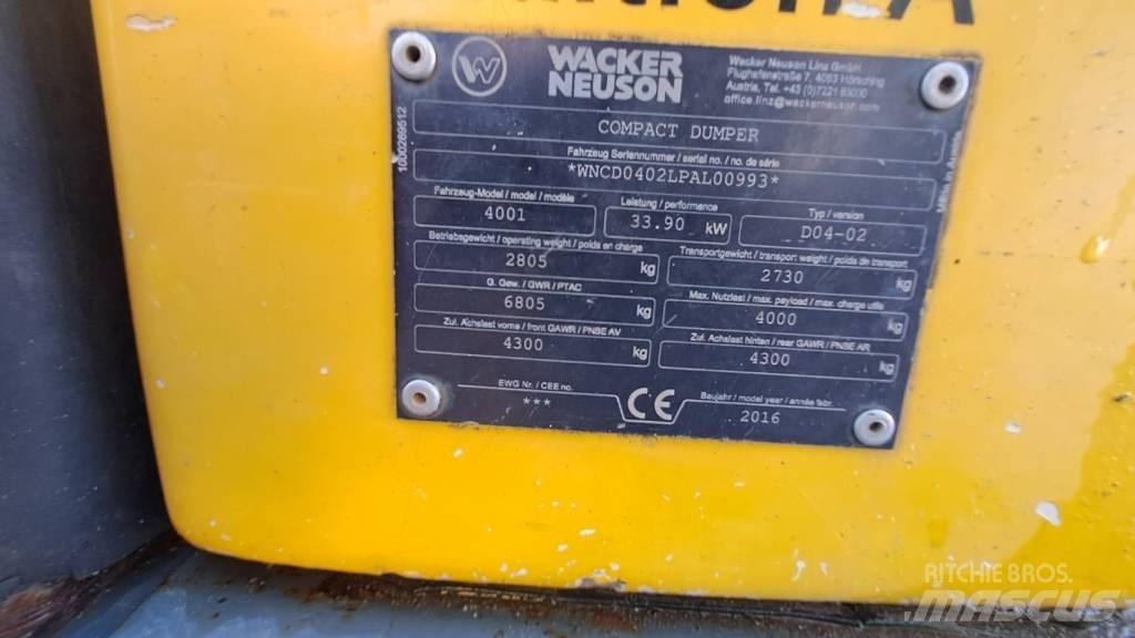 Wacker Neuson LD4001 Mini dumper