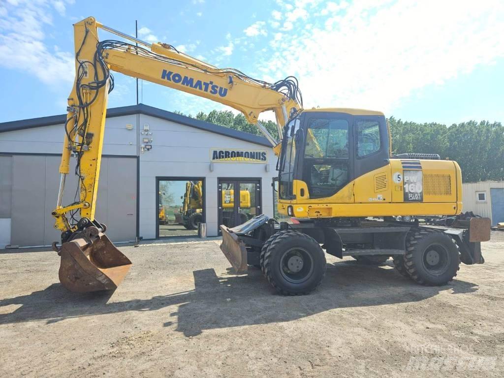 Komatsu PW 160-7 Escavatori gommati