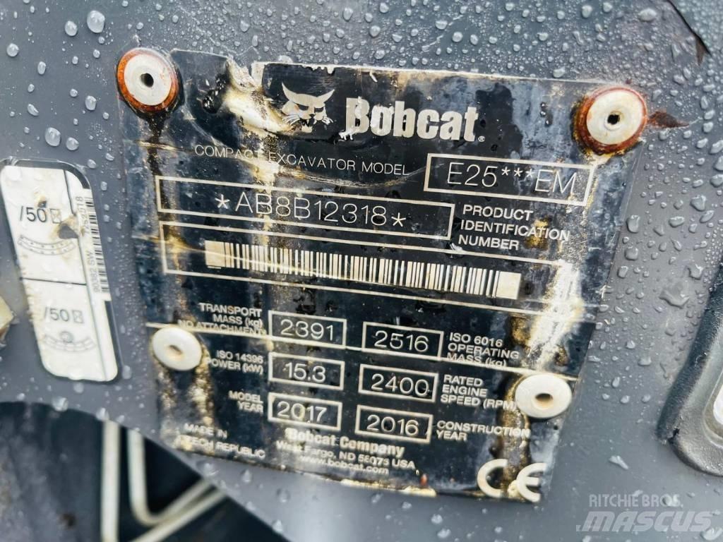 Bobcat E 25 Miniescavatori