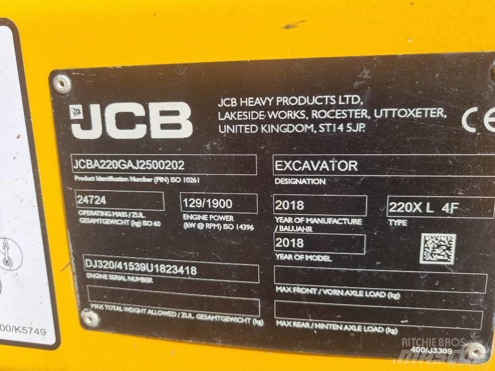 JCB 220 XL 4F Escavatori cingolati
