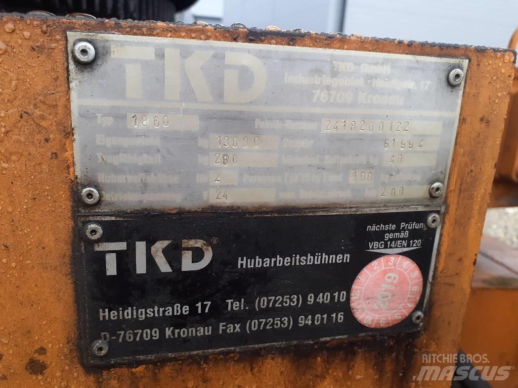 TKD 1800 Altre piattaforme monobraccio