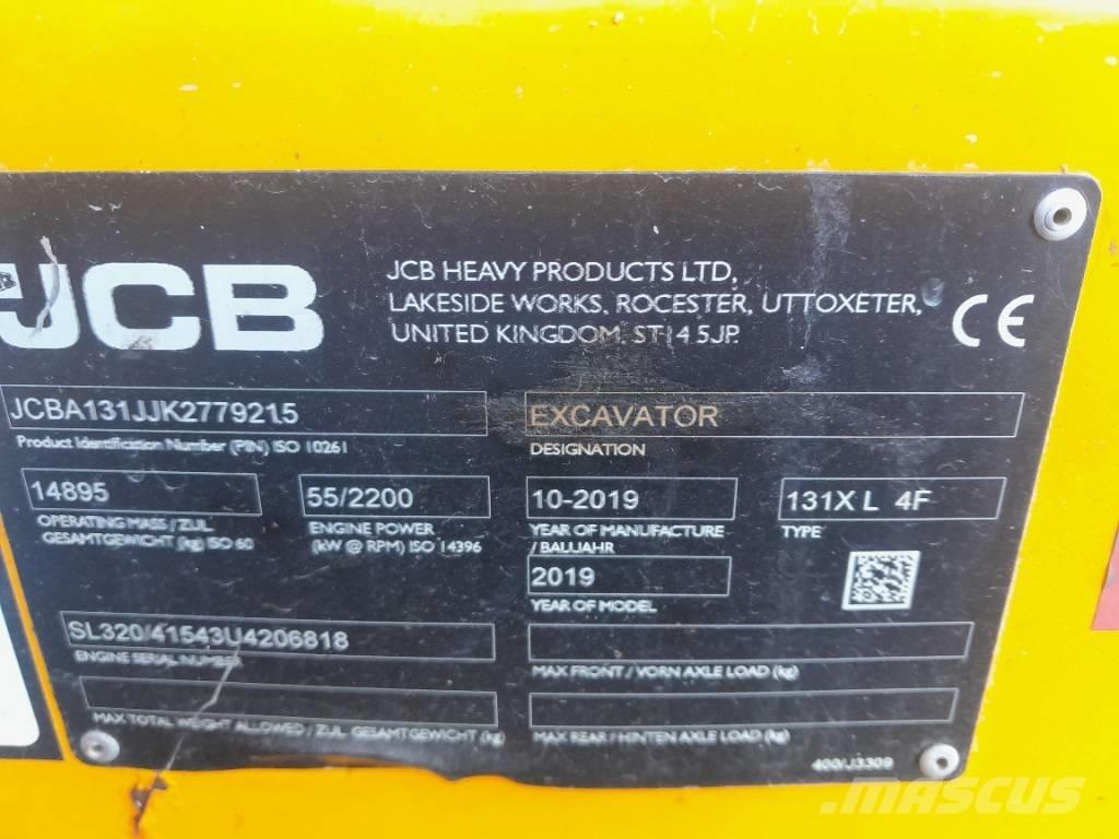 JCB 131 X Escavatori cingolati
