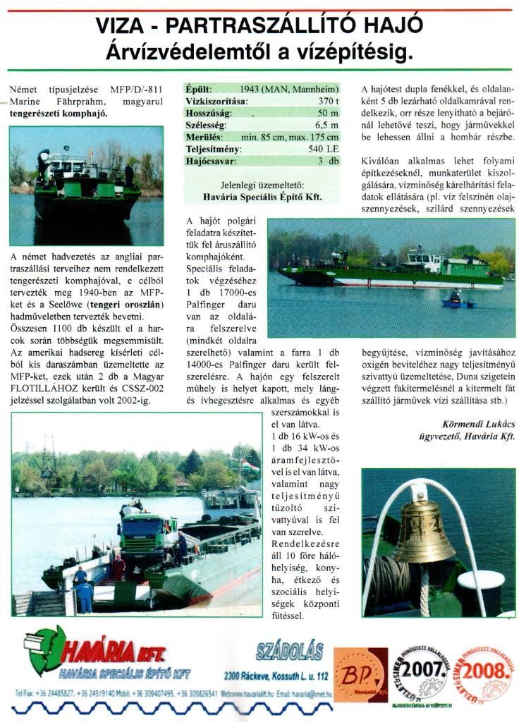 VIZA Hajó Movimentazione Materiali - Altro