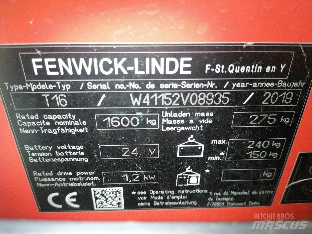 Linde T16L Transpallet manuale