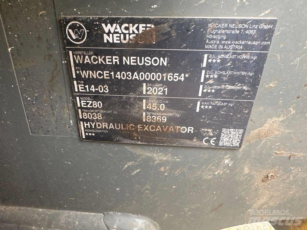 Wacker Neuson EZ80 Escavatori cingolati