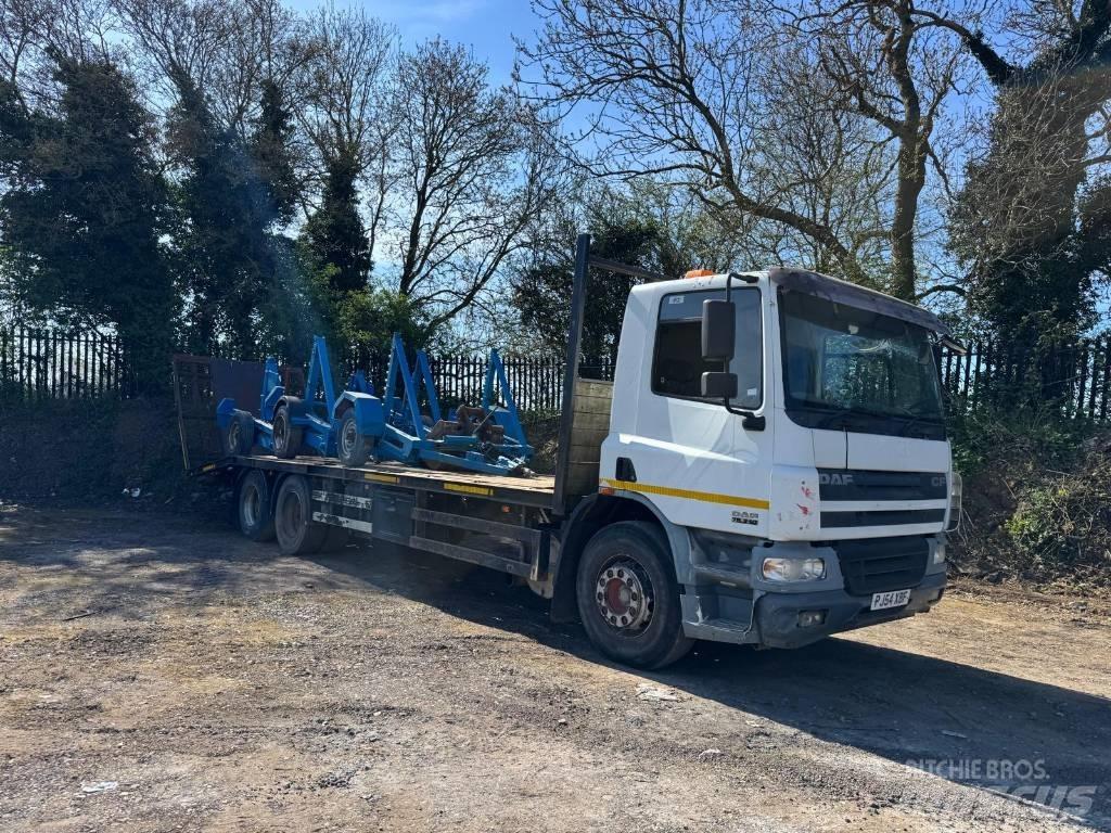 DAF DAF FAS CF75.310 Autocarro pianale / argano