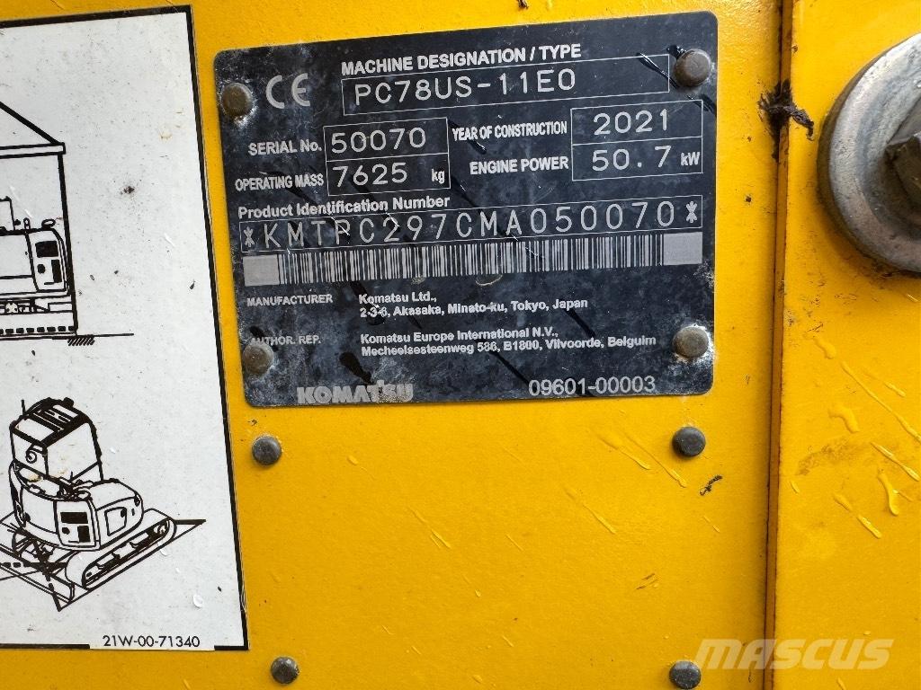 Komatsu PC 78 US Escavatori medi 7t - 12t