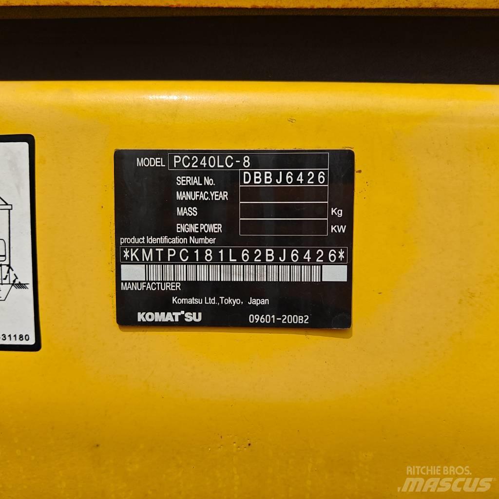 Komatsu 240-8 Escavatori cingolati