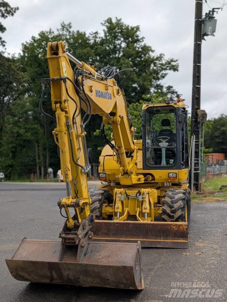 Komatsu PW 98 MR-8 Escavatori gommati