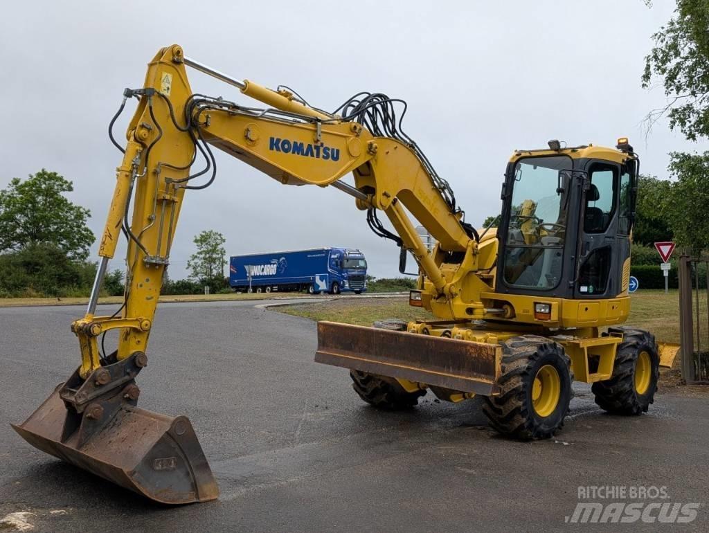 Komatsu PW 98 MR-8 Escavatori gommati